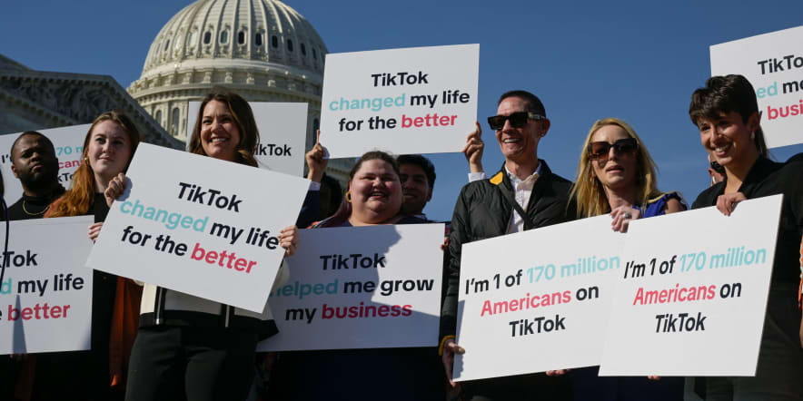 TikTok creators sue U.S. government, say divestiture law violates First Amendment