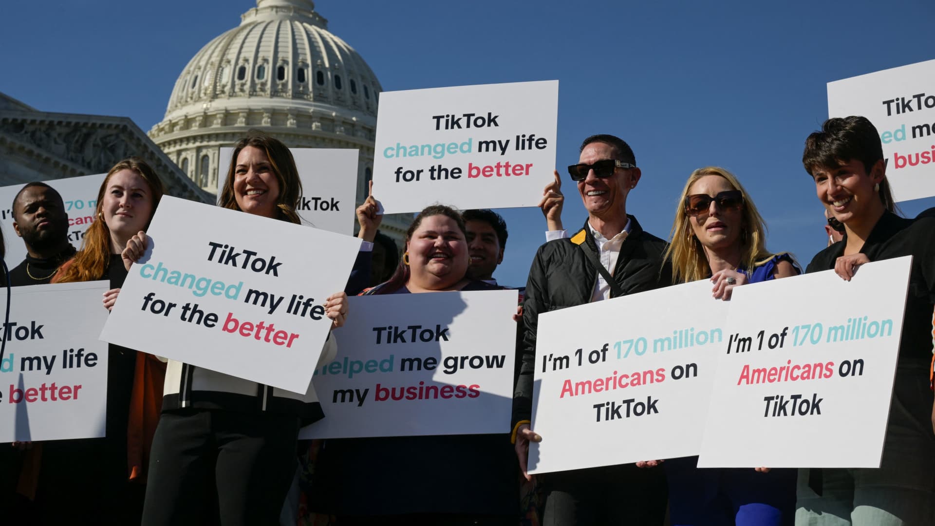 TikTok sues U.S. government, says ban violates First Amendment