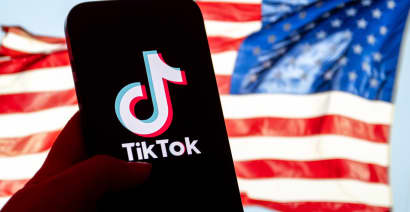 Close to half of Americans back a ban or sale of TikTok, CNBC survey found