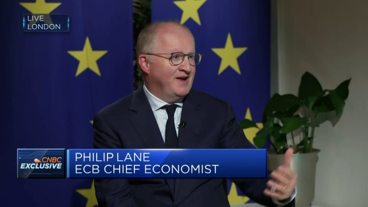 Vea la entrevista completa de CNBC con el economista jefe del BCE, Philip Lane