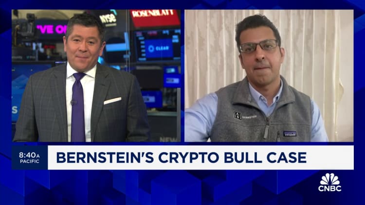 We expect the crypto market to triple from here to $7.5 trillion, says Bernstein's Gautam Chhugani
