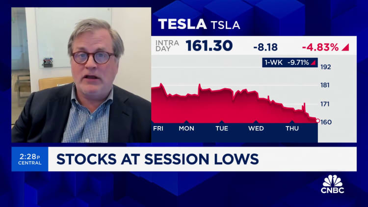 Expect to see Tesla's multiple continue to fall, says Light Street's Glen Kacher