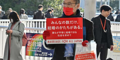 Japan's same-sex marriage ban is unconstitutional, high court says
