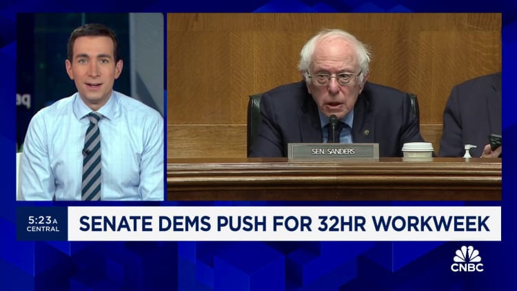 Senate Democrats push for 32-hour workweek