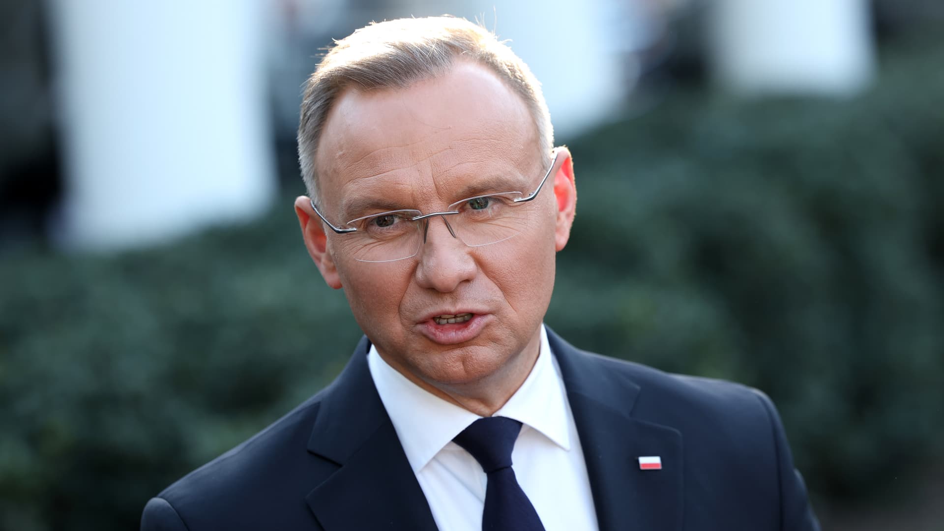 ‘Alarm bells are ringing’: Poland’s president says NATO must urgently ramp up defense spending