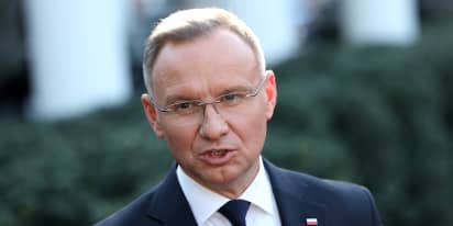 Poland’s president says NATO must urgently ramp up defense spending