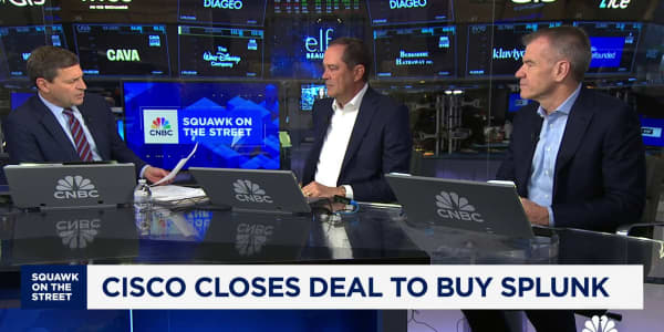 Cisco CEO Chuck Robbins: $28 billion Splunk deal will be a significant financial growth driver
