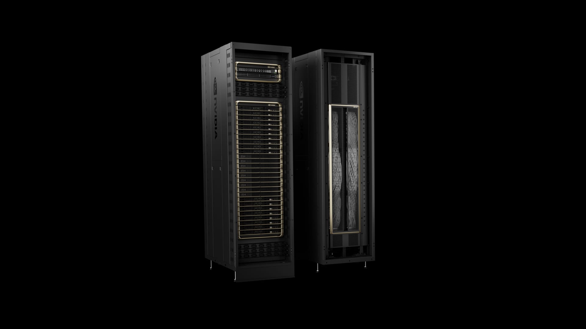 Nvidia will also sell B200 graphics processors as part of a complete system that takes up an entire server rack.