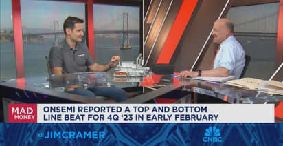 ON Semi CEO Hassane El-Khoury sits down with Jim Cramer