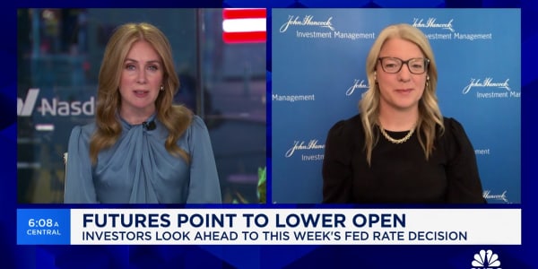 China has made Fed Chair Powell's job 'a bit more difficult', says John Hancock's Emily Roland