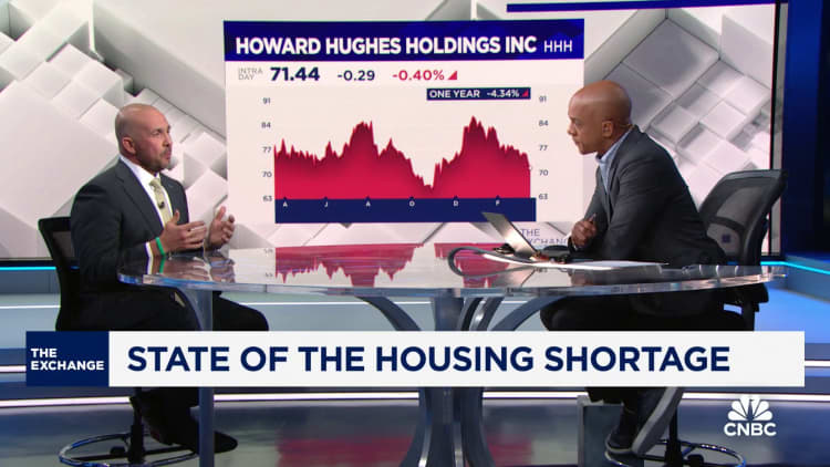 Howard Hughes CEO: The amount of incentives a homebuilder needs to offer right now is not meaningful