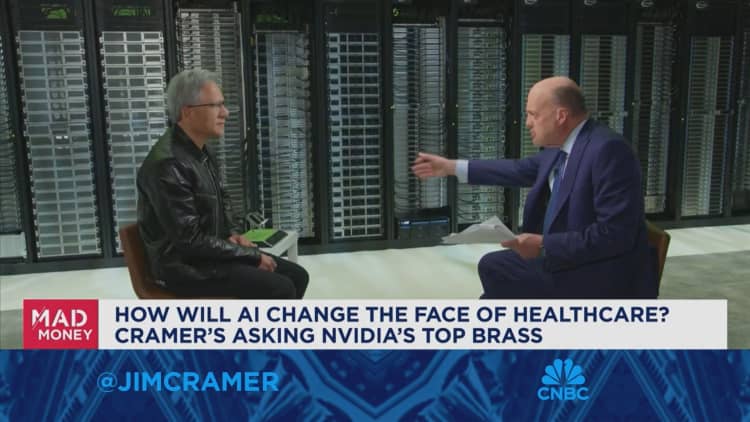 Nvidia CEO Jensen Huang goes one-on-one with Jim Cramer