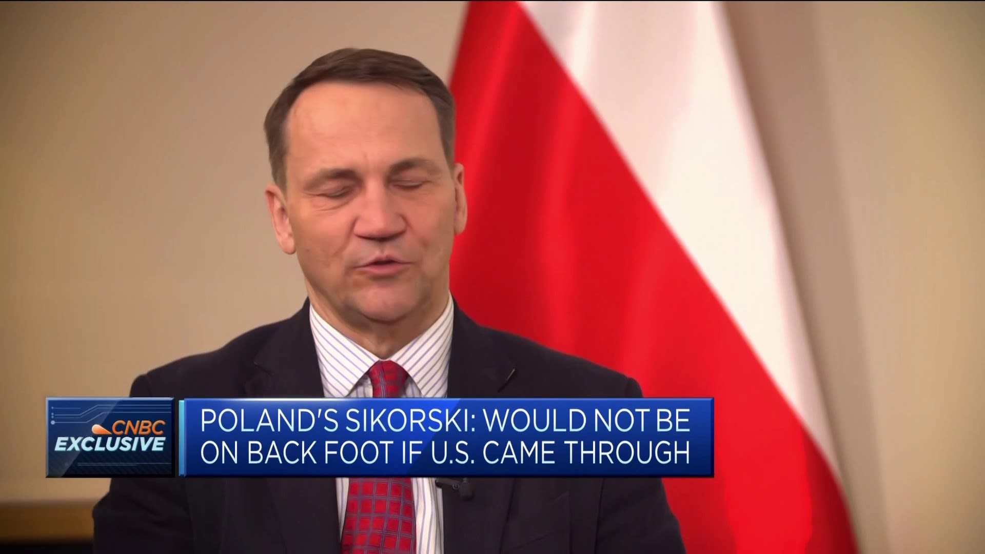 Success in Ukraine is now a matter of U.S. credibility, Polish foreign minister says