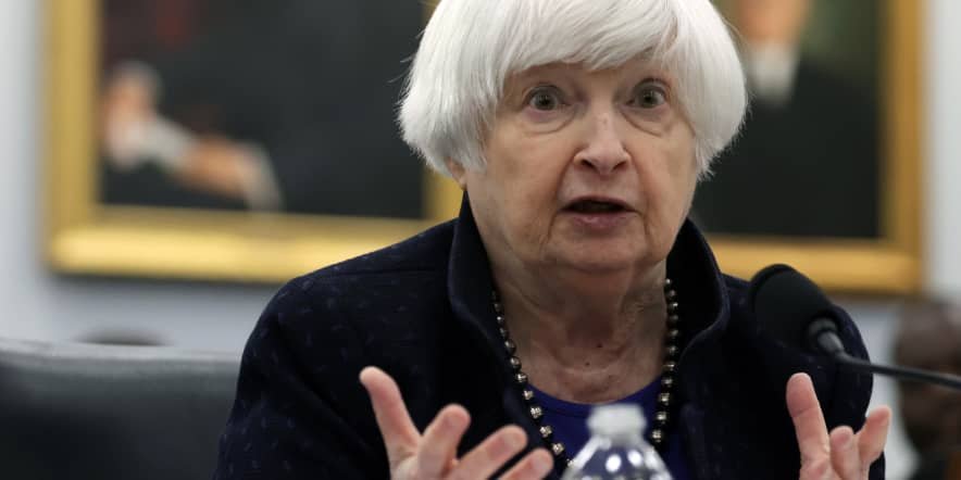 Yellen warns China's surplus of solar panels, EVs could be dumped on global markets 