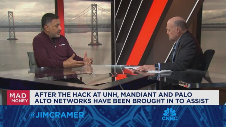 Palo Alto Networks CEO Nikesh Arora sits down with Jim Cramer