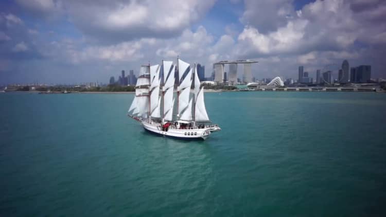 All aboard Asia’s only luxury tall ship