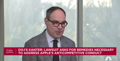 DOJ antitrust chief Kanter: Our concerns are with Apple telling others what they can or can't do