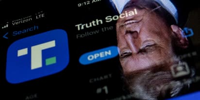 Trump says 'I love Truth Social' one day after DWAC stock plunges on merger vote