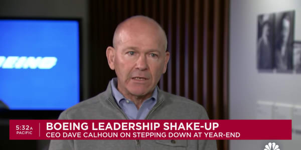 Boeing CEO Dave Calhoun: Stepping down was my decision