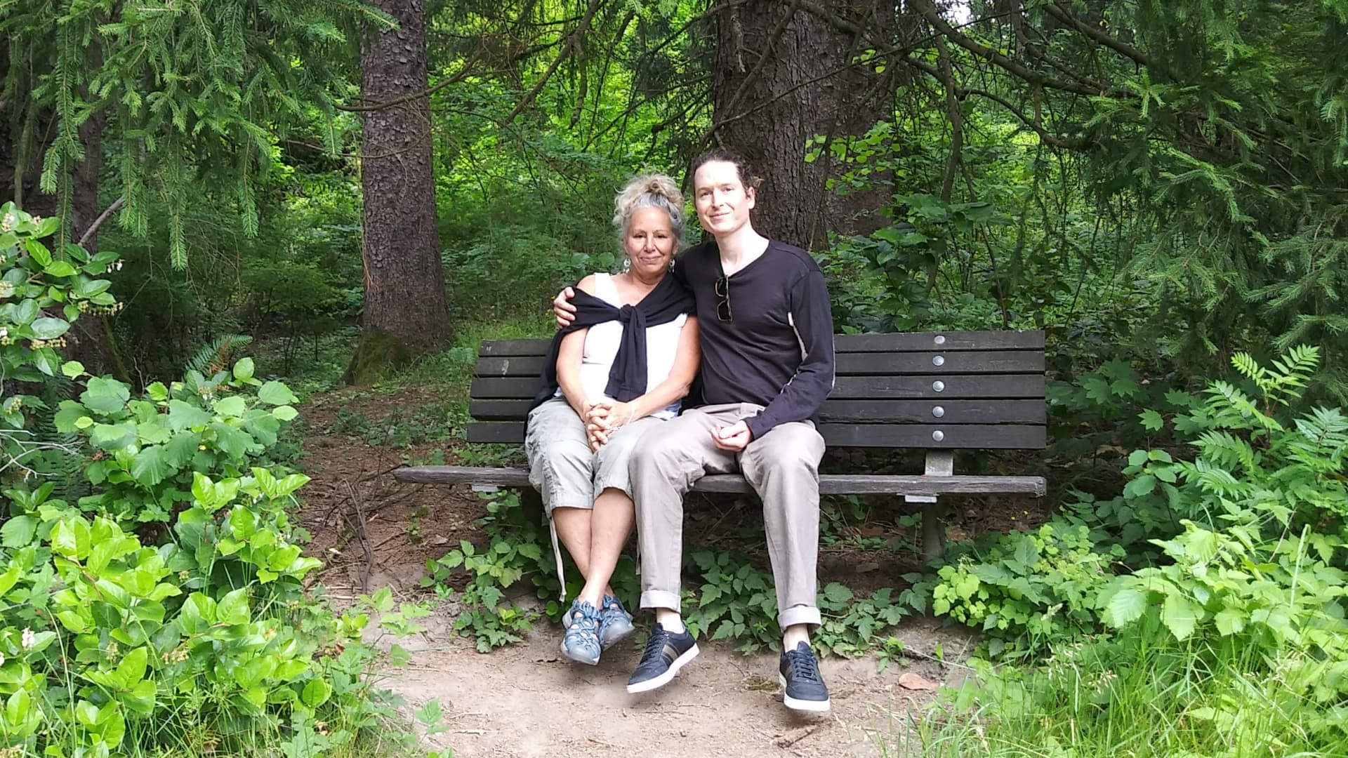 As I've gotten older, spending time with my adult children is more precious. Here, a trip to the Portland Arboretum in Portland, Oregon, with one of my sons.