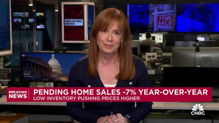 February pending home sales rise 1.6%, in line with expectations
