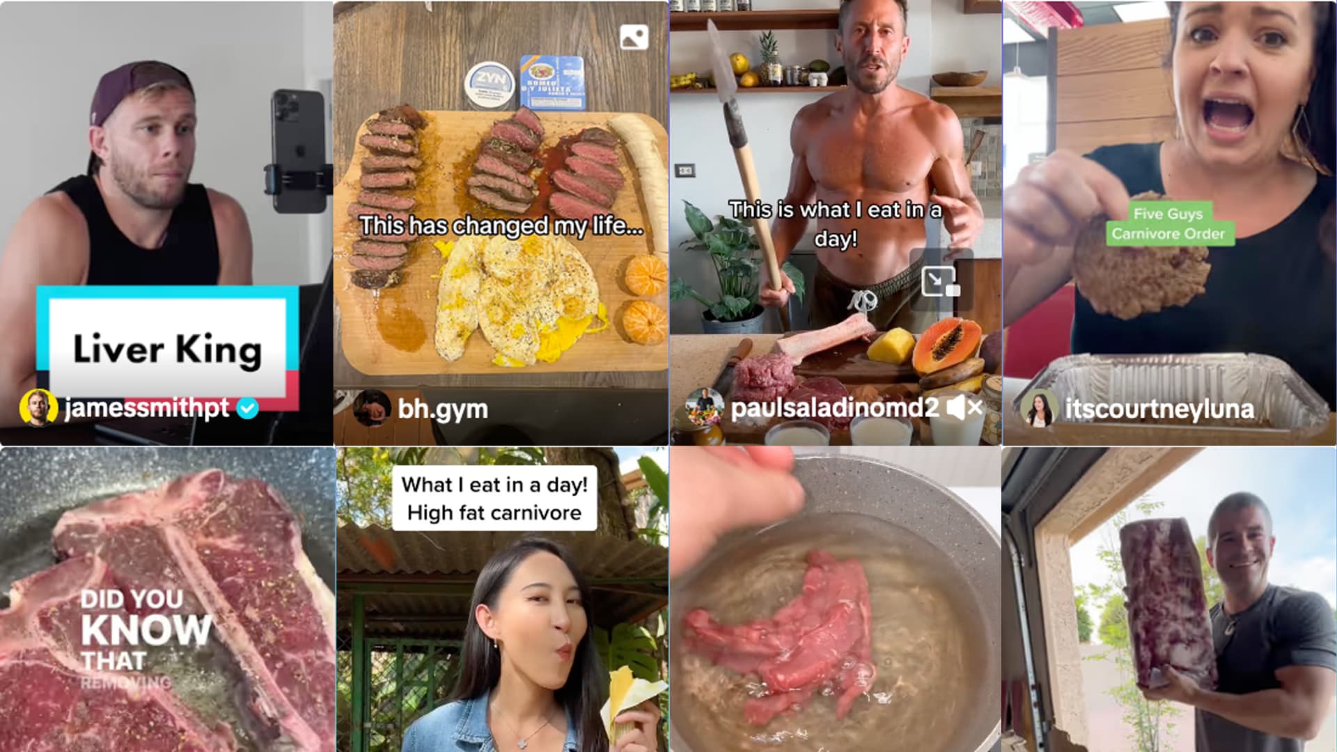 Fitness influencers swear by the ‘carnivore diet’—it’s ‘basically a terrible idea,’ doctor says