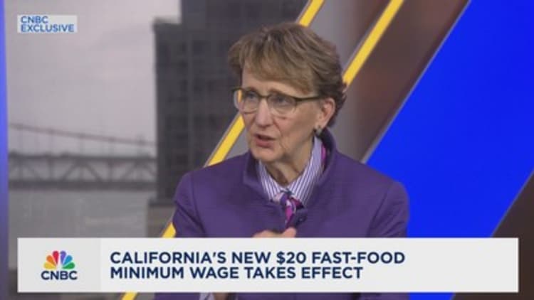 SEIU president discusses California fast-food minimum wage hike to $20