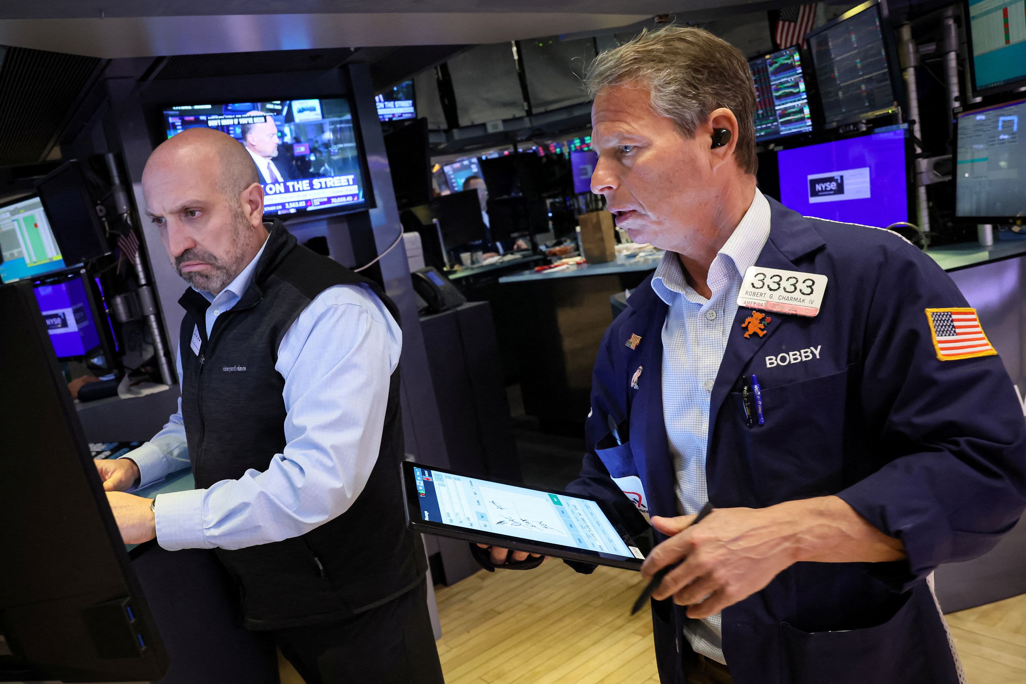 Dow surges 300 points as retail sales and earnings overshadow Iran-Israel conflict: Live updates