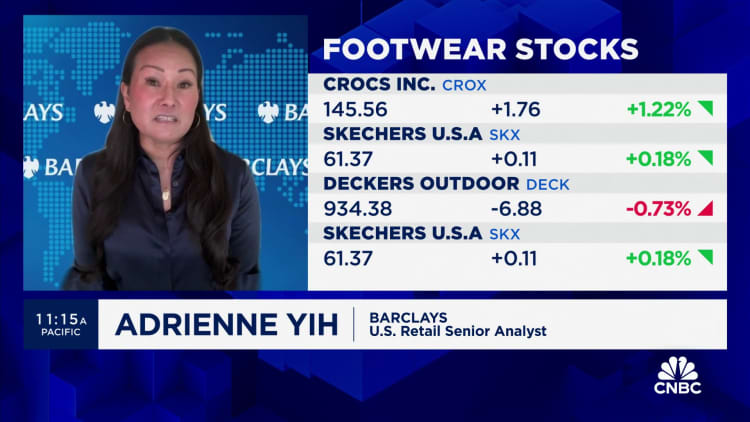 Footwear brands are at their best when they stick to their gun, says Barclay's Adrienne Yih