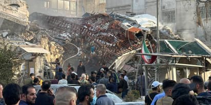 Iran says Israel bombs its embassy in Syria, kills commanders