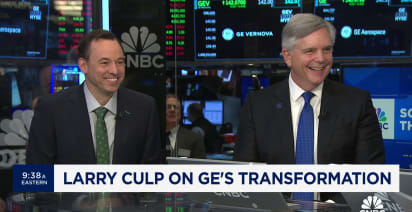 Watch CNBC's full interview with GE Aerospace CEO Larry Culp and GE Vernova CEO Scott Strazik