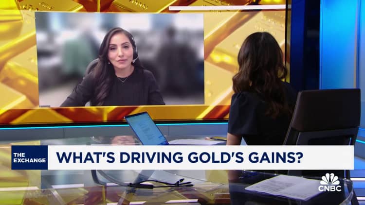 Here's what's driving the gains for gold