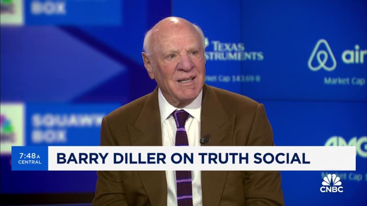 Trump Media stock is ‘a scam’ Barry Diller says