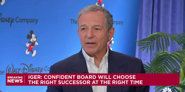 Disney CEO Bob Iger on succession: It's really important to have a good transition process