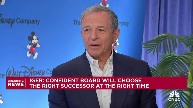 Disney CEO Bob Iger on succession: It's really important to have a good transition process