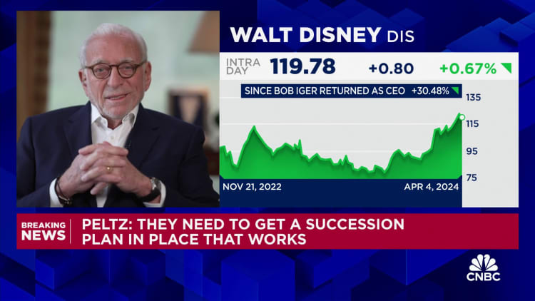 Nelson Peltz on the Disney proxy fight: I hope Bob Iger can keep his promises