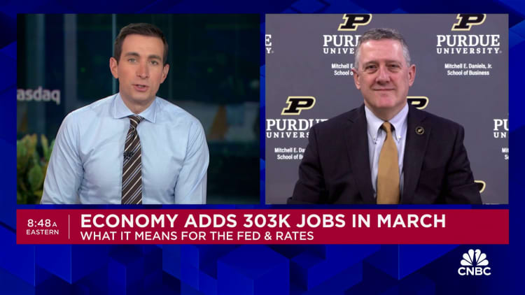 Former St. Louis Fed Pres. Bullard: March jobs report shows 'the economy is running pretty hot'