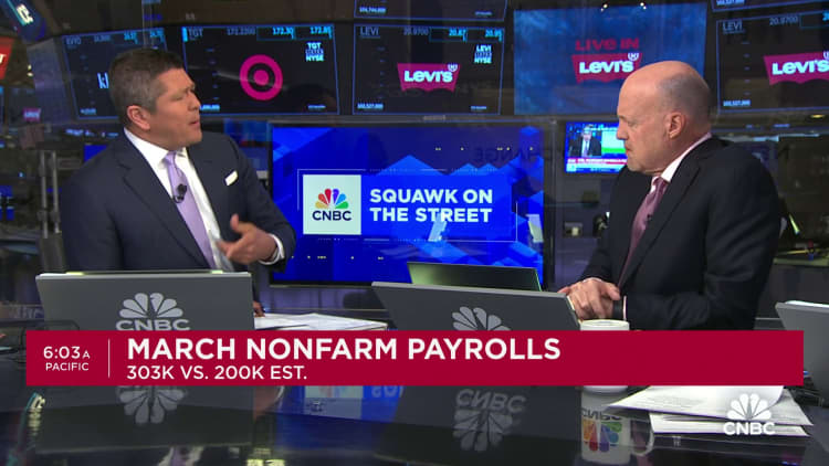 'Squawk on the Street' crew react to March jobs report