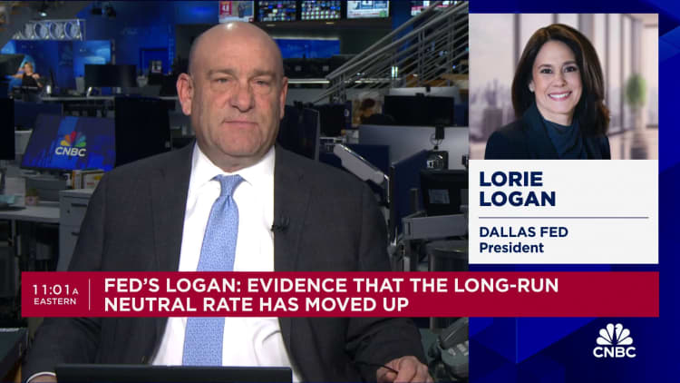 Dallas Fed President Lorie Logan: Too soon to think about cutting interest rates