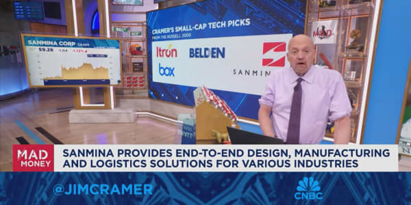 Jim Cramer shares his small-cap tech picks