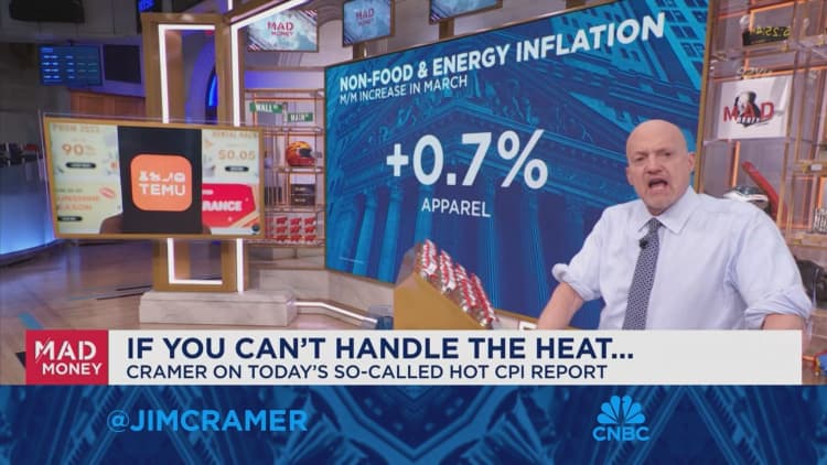 Cramer breaks down the hotter-than-expected CPI report that led to a market selloff