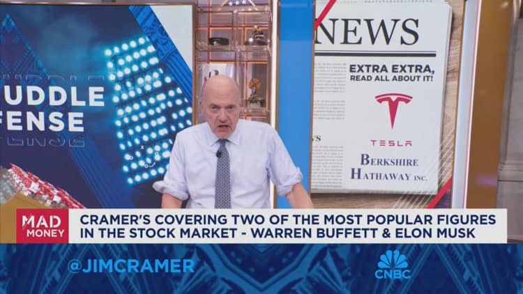 Cramer covers two of the stock market's most popular figures — Warren Buffett and Elon Musk