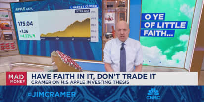 Jim Cramer talks keeping faith in Nvidia and Apple