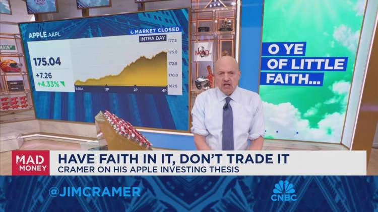Jim Cramer talks keeping faith in Nvidia and Apple