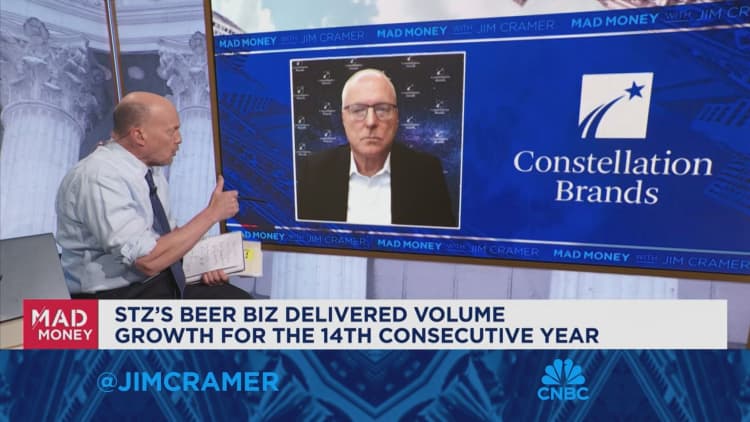 Constellation Brands CEO Bill Newlands sits down with Jim Cramer