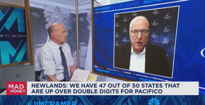47 out of 50 states are up over double digits for Pacifico, says Constellation Brands CEO