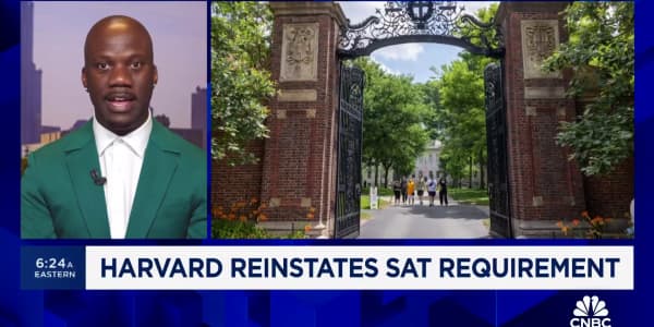 Harvard becomes the latest Ivy League school to reinstate the SAT admission requirement