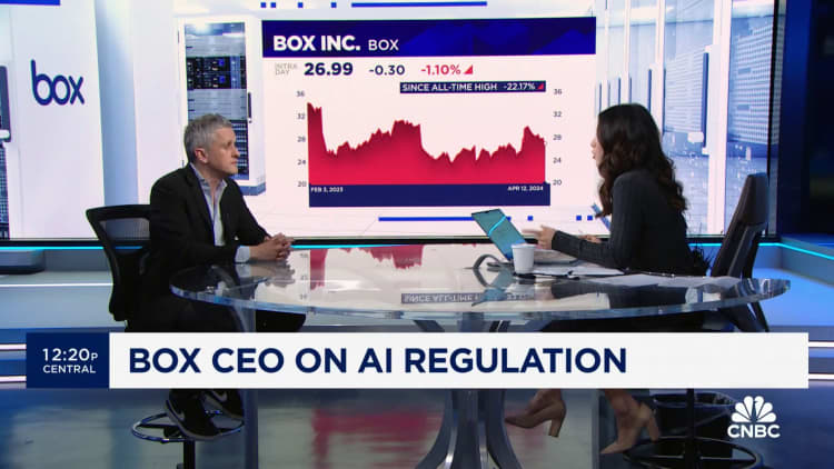 Box CEO: I'm optimistic AI will not be overregulated
