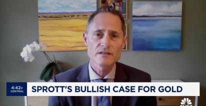 Sprott CEO says he's bullish on gold in the near-term thanks to China buying