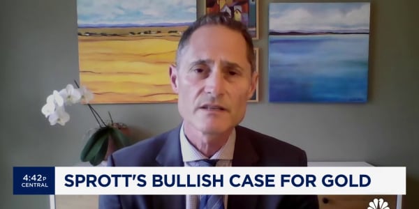 Sprott CEO says he's bullish on gold in the near-term thanks to China buying